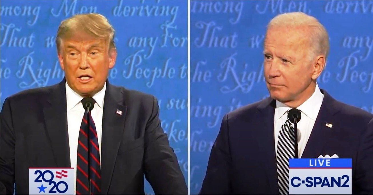Ultima dezbatere directă dintre Trump și Biden