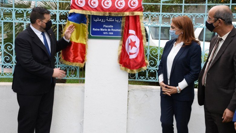 MAE: O piațetă din capitala Tunisiei a primit numele Reginei Maria a României