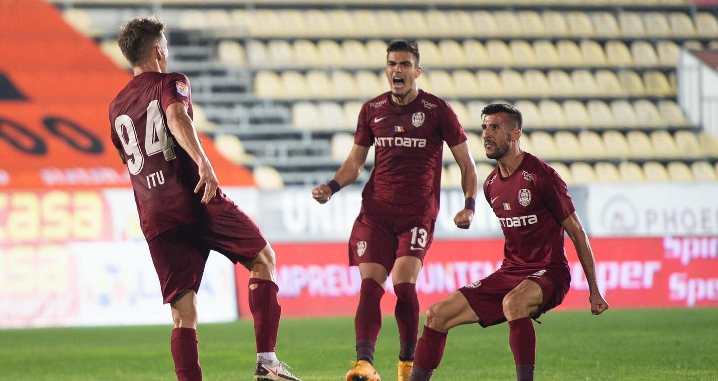 CFR Cluj – FC Argeș 2-0, în play-off-ul Ligii 1. Liderul campionatului, la 8 puncte de FCSB