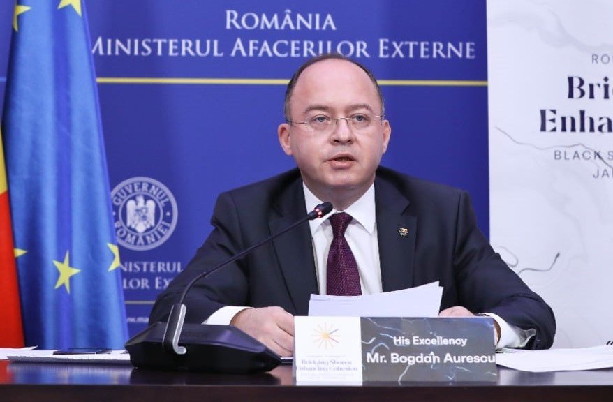 Bogdan Aurescu: Este nevoie de un efort comun pentru transportul cerealelor din Ucraina şi apărarea de mine în derivă
