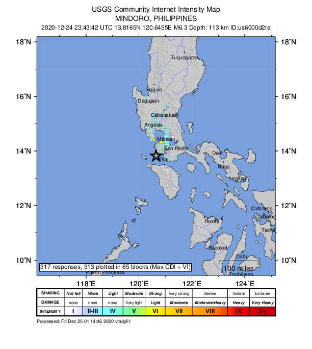 Cutremur de 6,3 grade în Filipine, fără daune materiale majore
