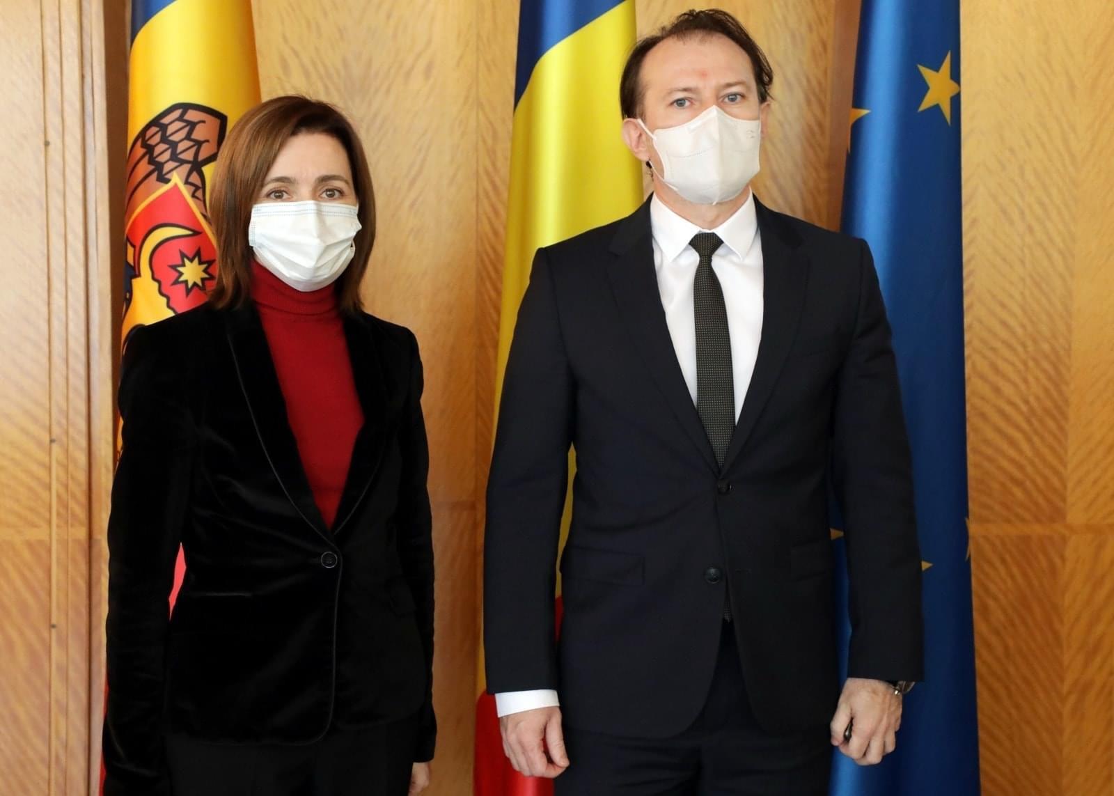 Premierul Florin Cîțu s-a întâlnit cu Maia Sandu: despre ce au discutat cei doi oficiali