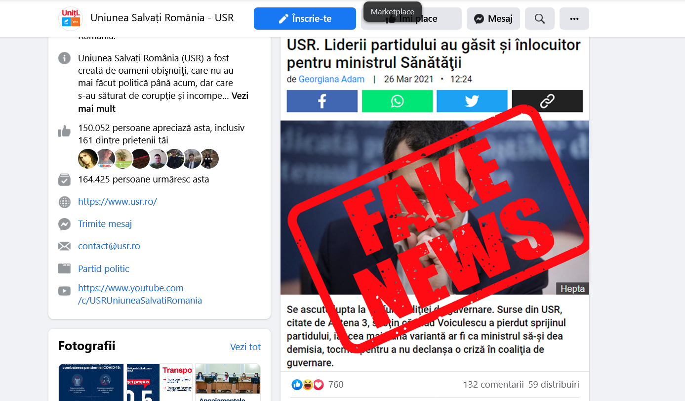 USR-PLUS reacționează la știrea demiterii lui Vlad Voiculescu. Gruparea și-a anunțat poziția față de ministrul Sănătății