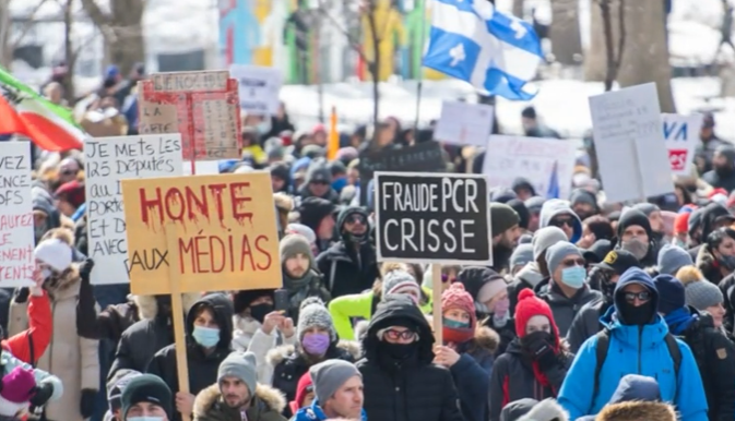 Proteste la Montreal față de măsurile anti-Covid-19
