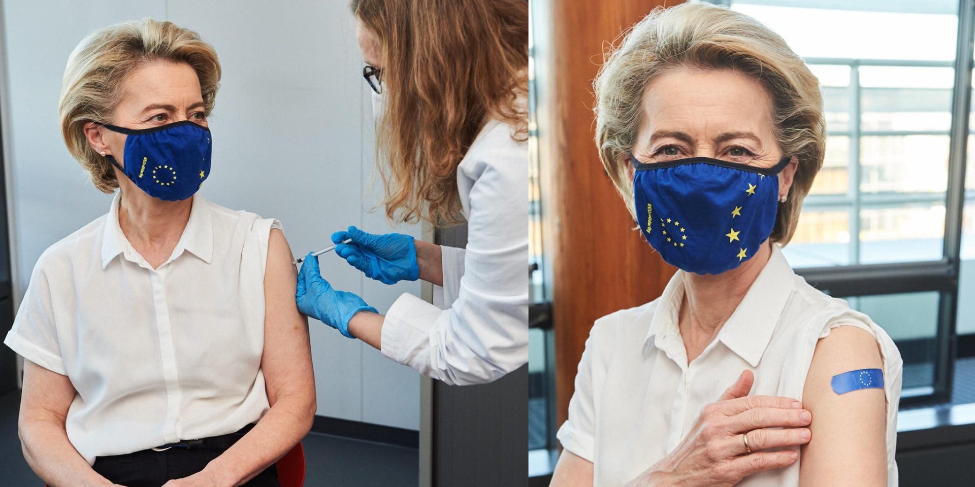 Președintele Comisiei Europene, Ursula von der Leyen, s-a vaccinat anti-corornavirus