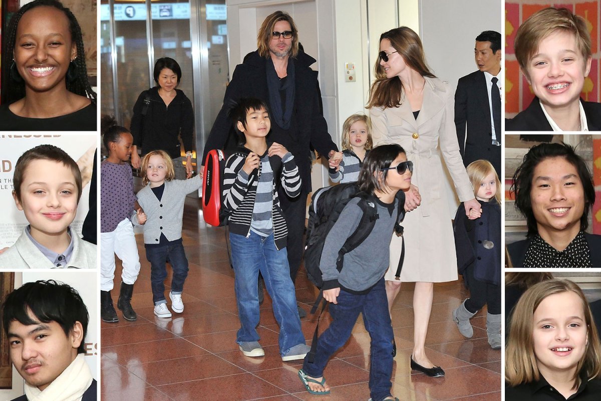 Supertatăl: Brad Pitt primește temporar custodia comună a celor șase copii