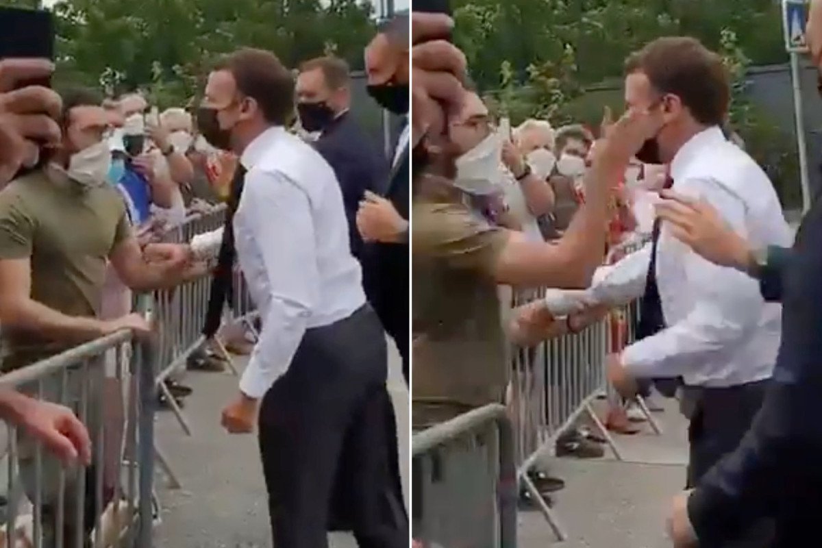 Cine este bărbatul care l-a pălmuit pe Macron (VIDEO)