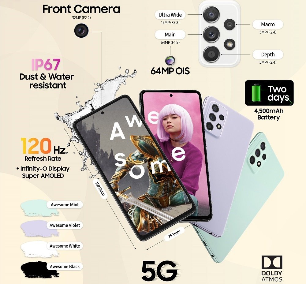 Samsung a îmbunătățit funcțiile de divertisment la Galaxy A52s 5G