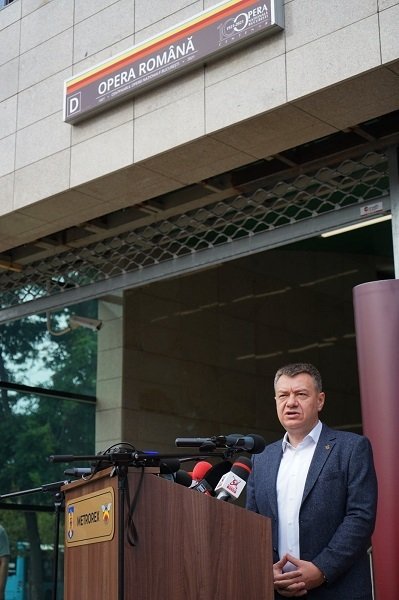 A fost inaugurată staţia de metrou „Opera Română”. Ministrul Culturii: Îmi doresc ca această modificare temporară să devină definitivă