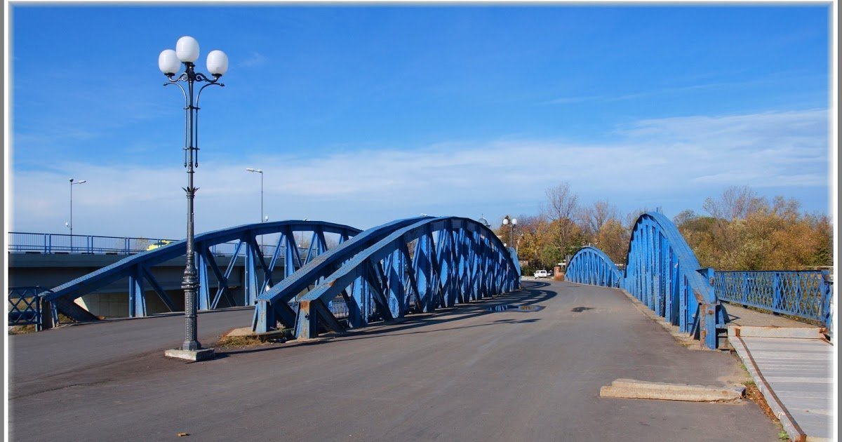Podul Bizetz din Giurgiu, singurul pod european în curbă