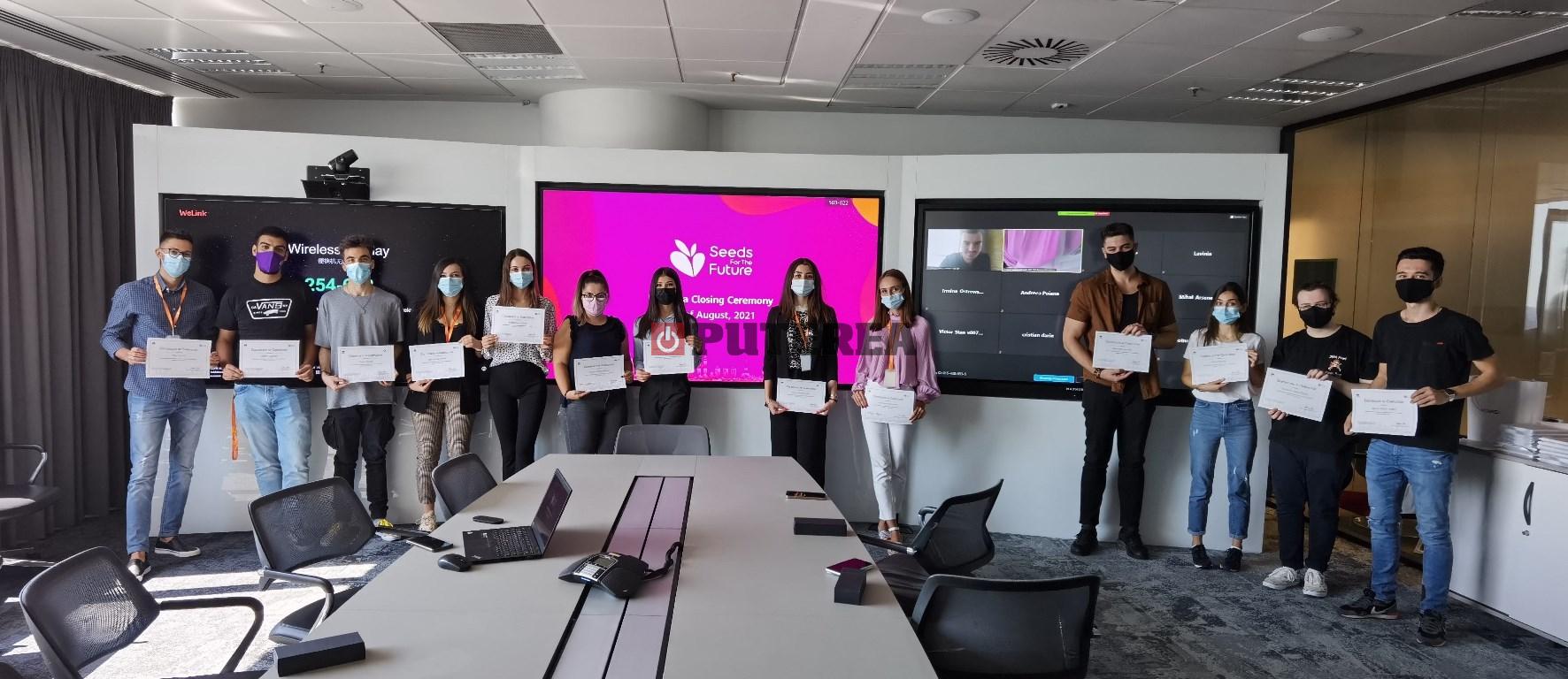 Huawei România a premiat studenți ai Politehnica București la finalul celei de-a VIII-a ediții a programului Seeds for the Future