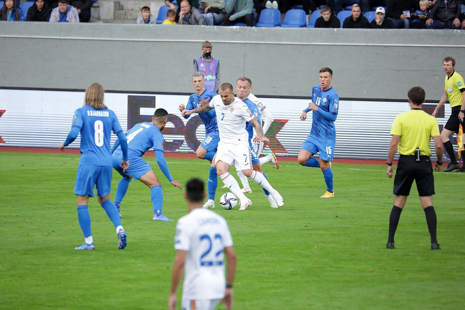 ISLANDA – ROMÂNIA 0-2, în preliminariile CM 2022. Dennis Man și Nicușor Stanciu au marcat golurile „tricolorilor”