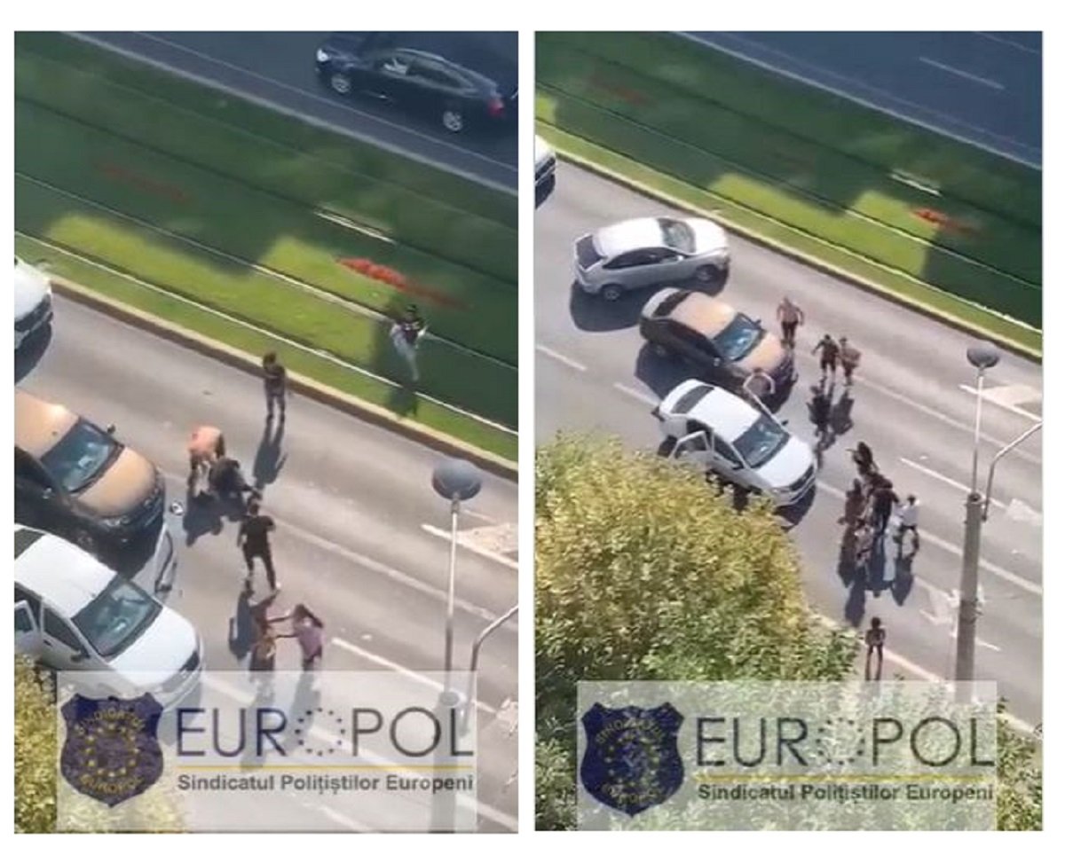 Bătaie cu crosa de golf în trafic, sursa: Sindicatul Europol