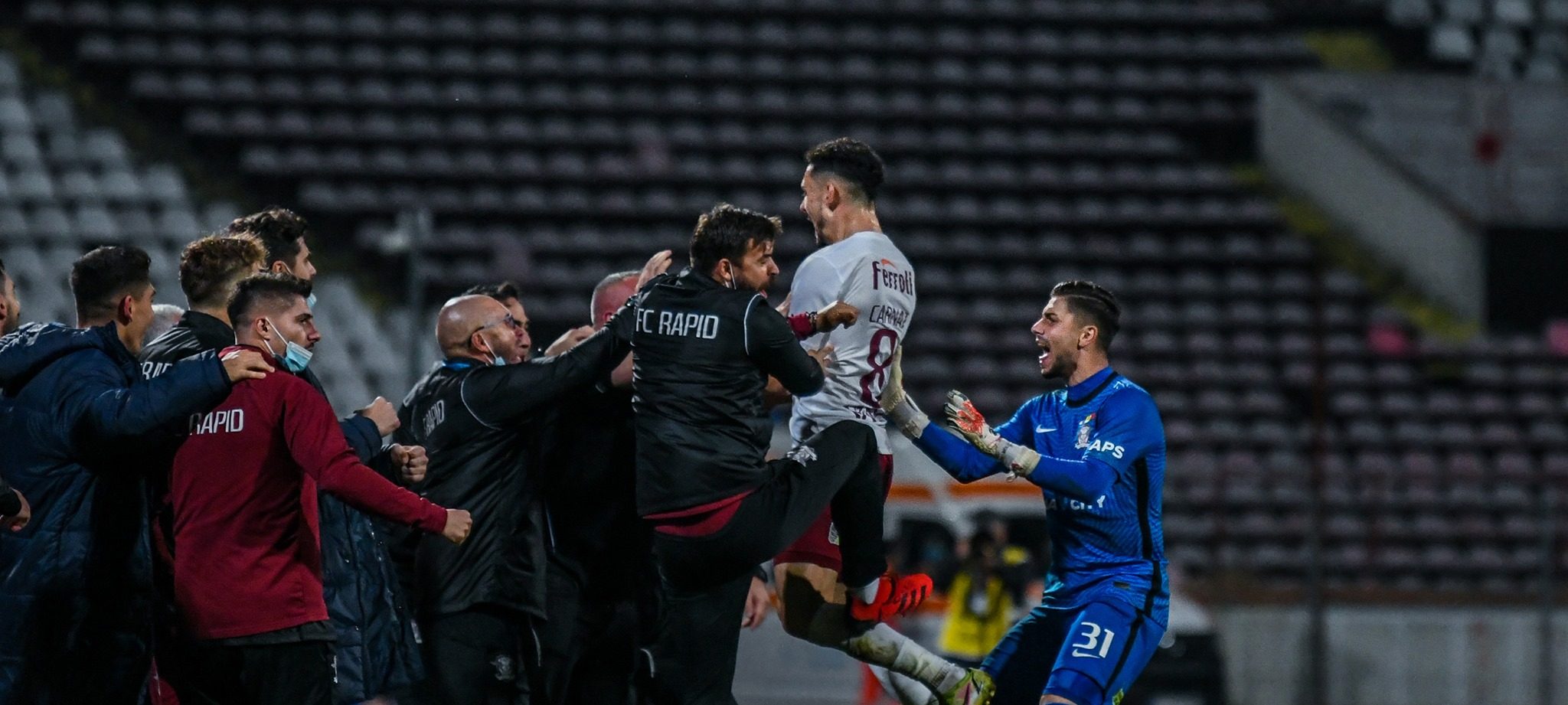 Dinamo – Rapid 1-1, în Liga 1. Carnat a egalat în prelungiri (Video)