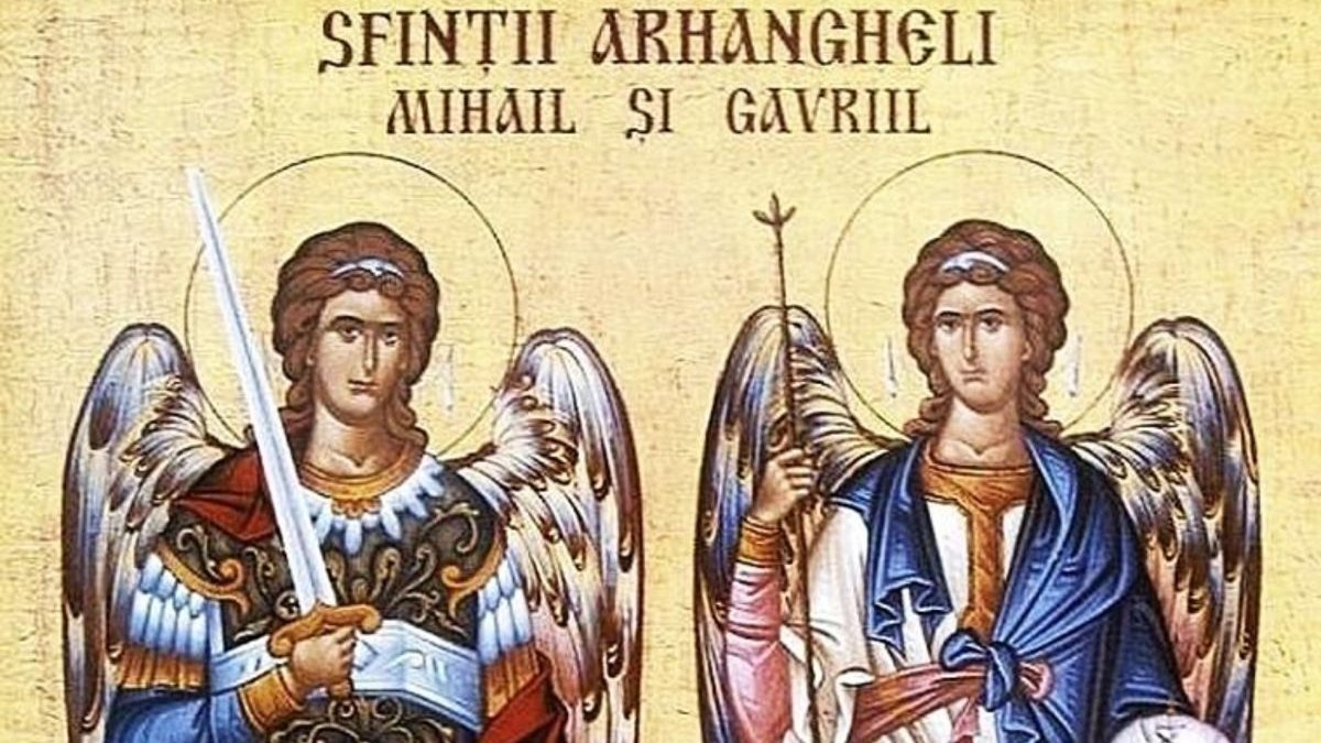 Aproape 1,5 milioane de români îşi sărbătoresc astăzi onomastica. Cine au fost Sfinţii Arhangheli Mihail şi Gavril