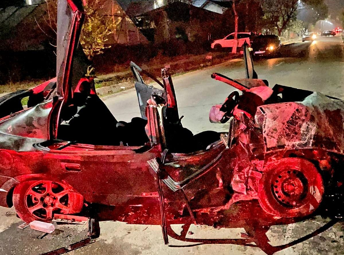 Opt victime într-un accident rutier pe un drum din județul Giurgiu