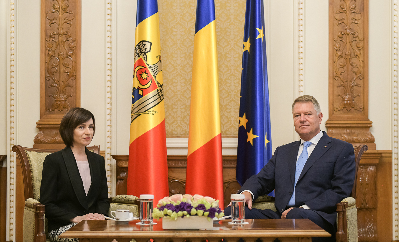 Președintele Republicii Moldova, Maia Sandu, primită la Palatul Cotroceni (video)