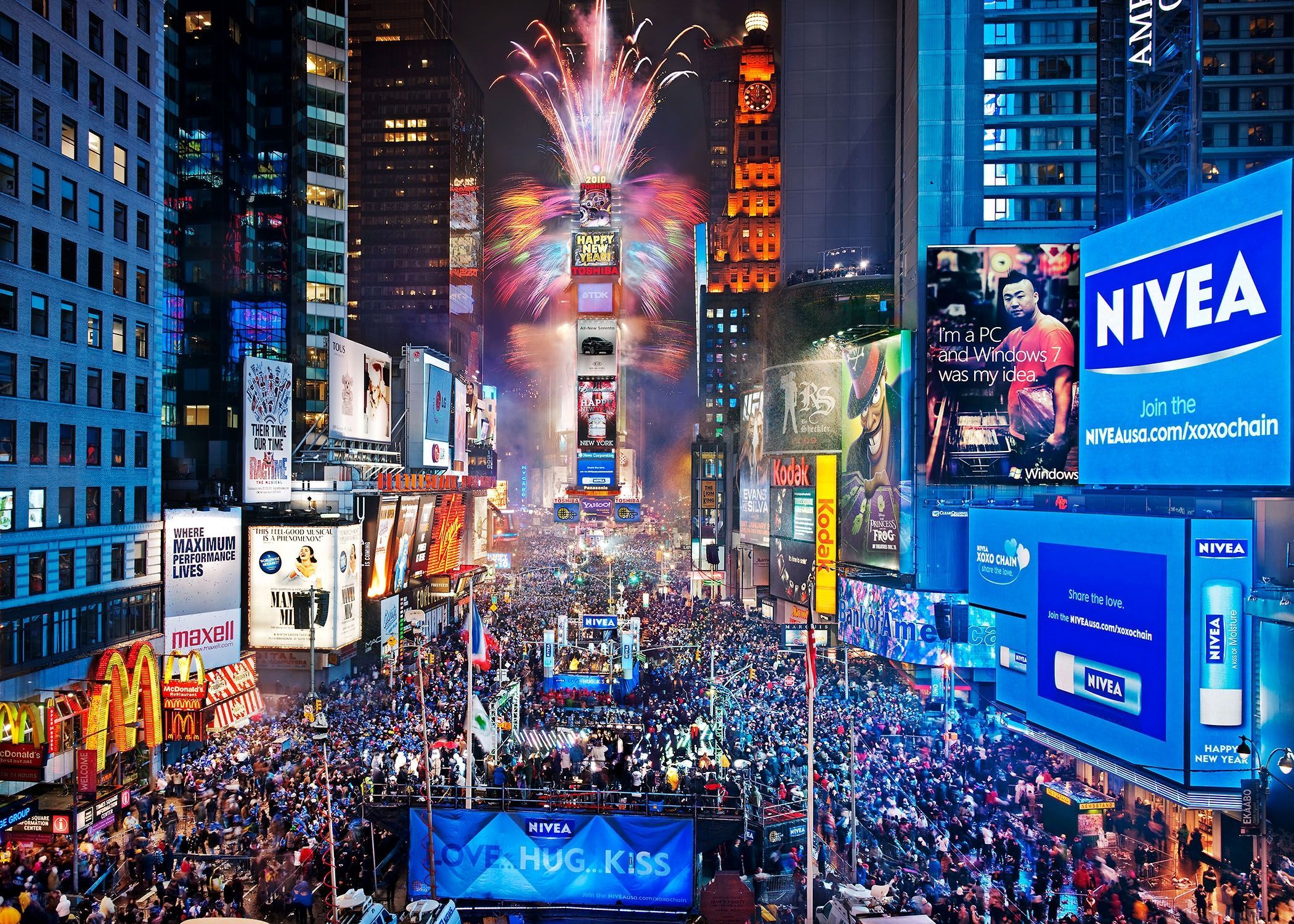 Tradiţionala petrecere de Revelion din Times Square, cu mască obligatorie