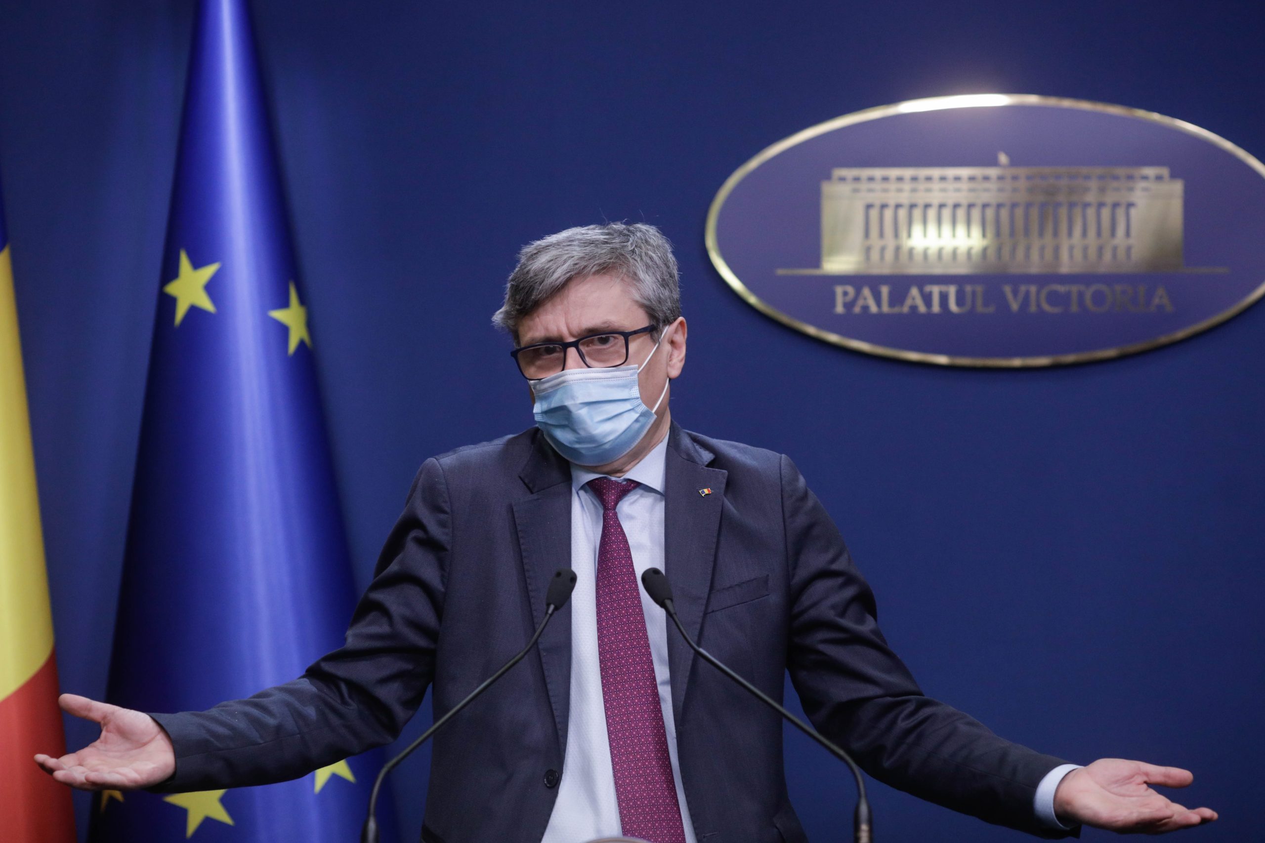 Virgil Popescu, ministrul Energiei, anunță că este, pentru a treia oară, infectat cu Covid