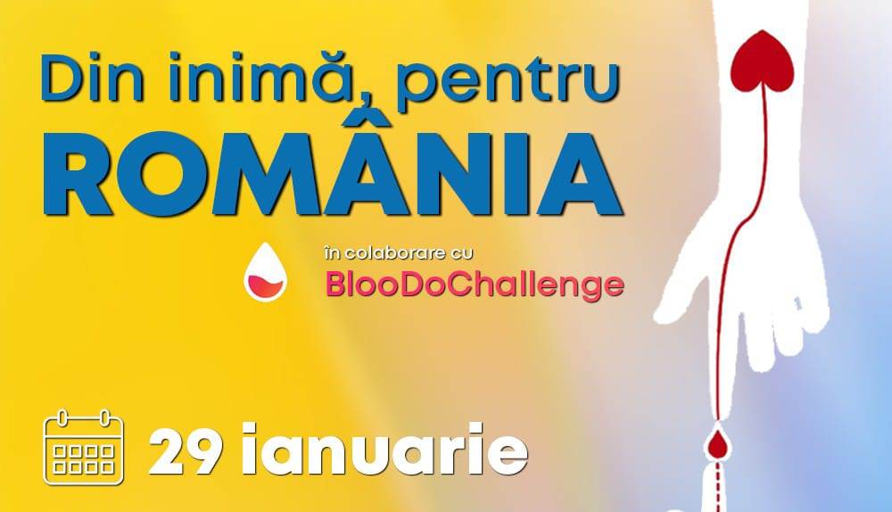 ”Din inimă pentru România” – campanie națională de donare de sânge