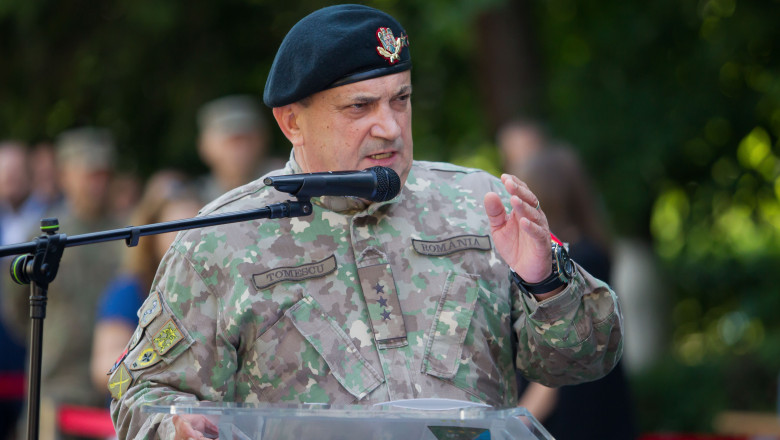 Șeful Comandamentului Corpului Multinaţional Sud-Est al NATO, Cătălin Tomescu, a fost trecut în rezervă