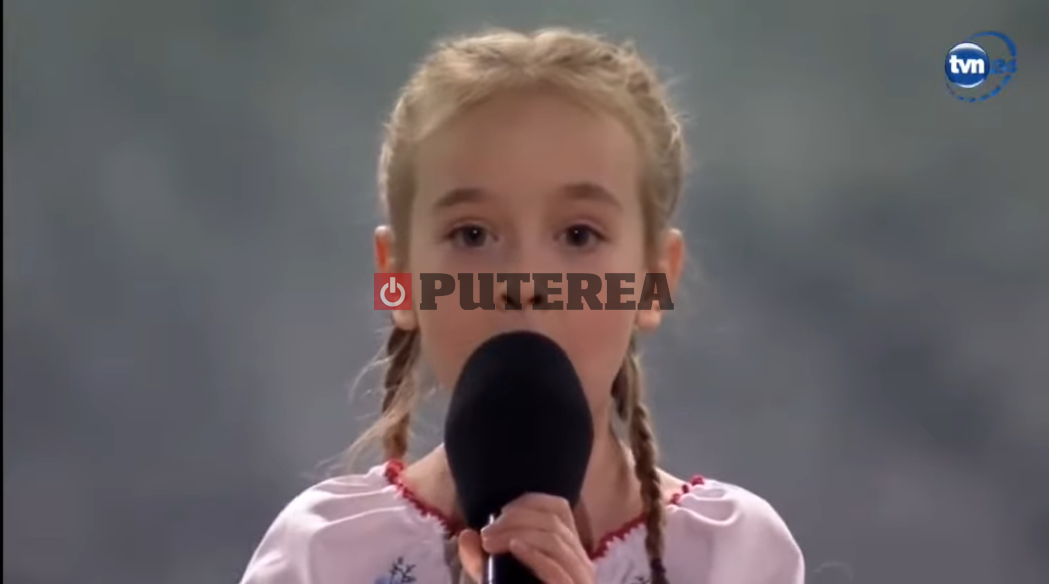 De la concert în buncăr, sub bombardamente, la unul pe stadion: O fetiță ucraineană de 7 face senzație la unconcert caritabil din Polonia (video)