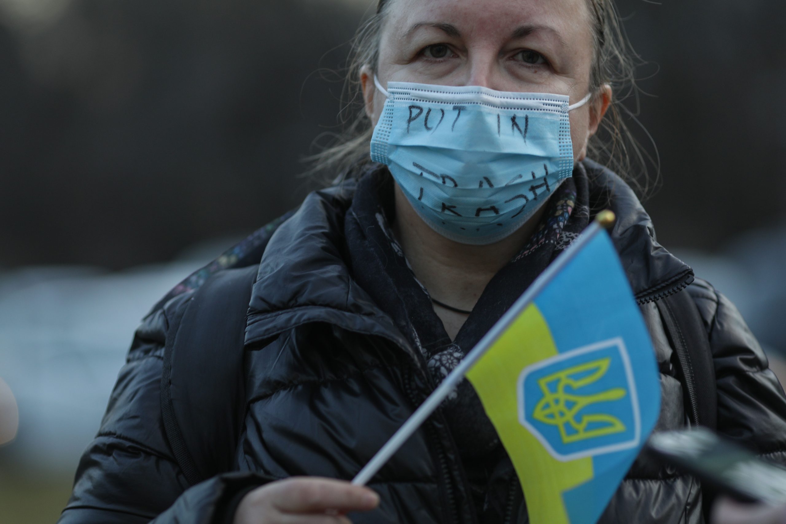 Protest la Melitopol pentru eliberarea primarului răpit de către forţele ruse