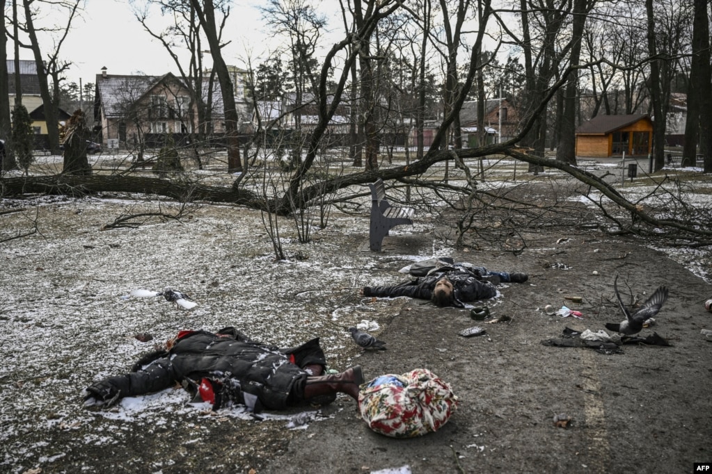 În regiunea Kiev au fost găsite peste nouă sute de cadavre de civili