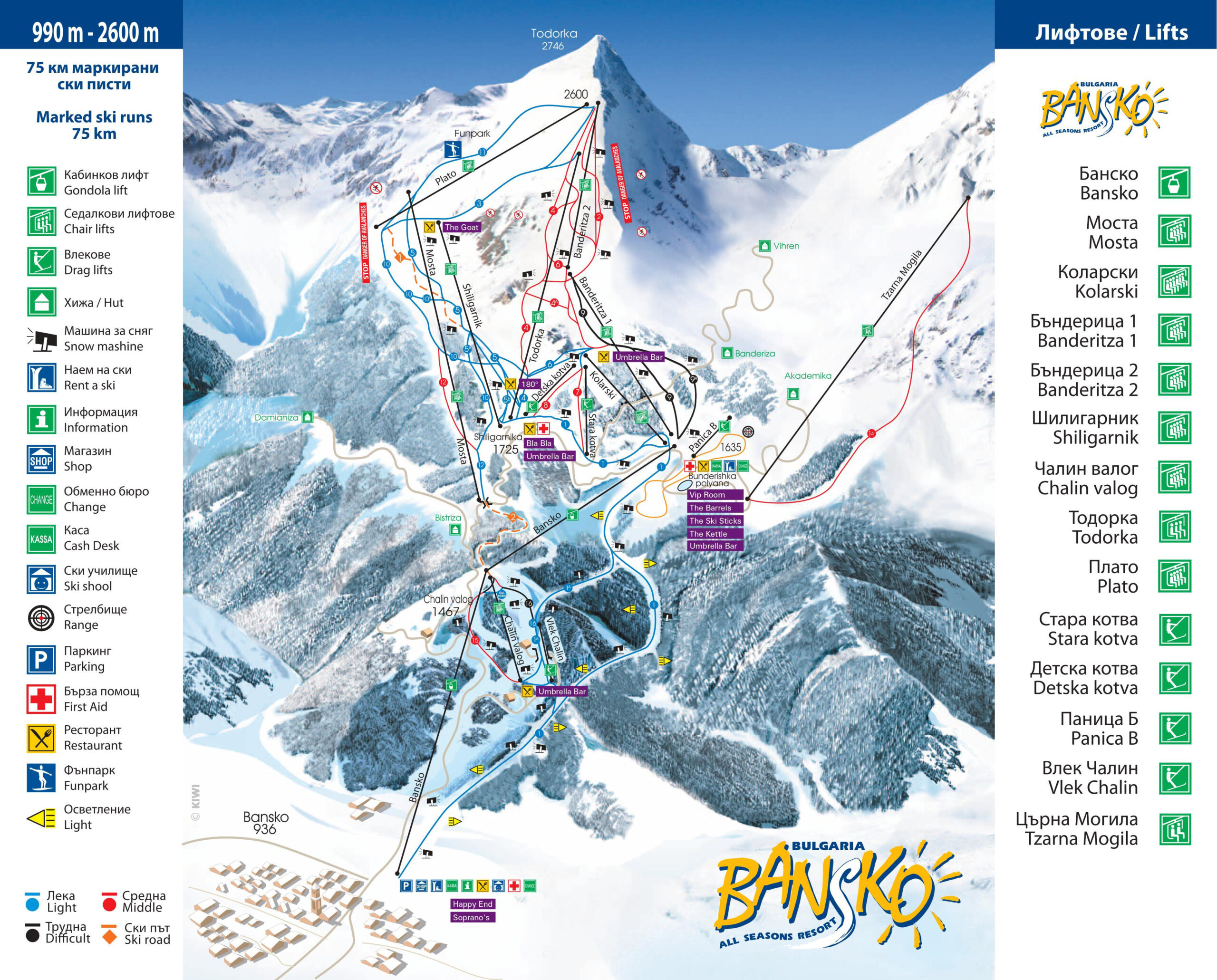 Pentru pasionați: Cât va dura sezonul de schi din celebra stațiune montană bulgară Bansko