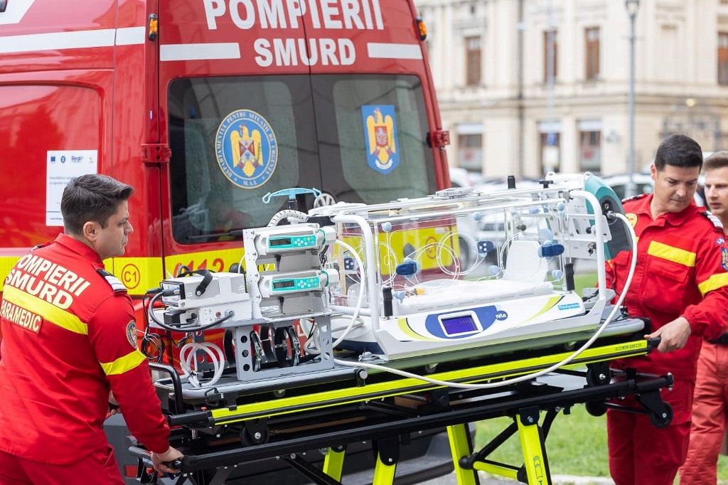 IGSU se „îmbogățește” cu ambulanțe speciale pentru nou-născuți