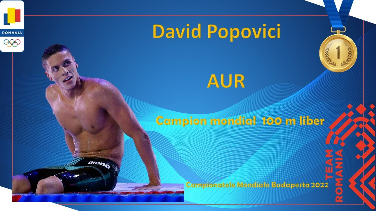 Ce scrie presa franceză după ce David Popovici l-a învins pe Maxime Grousset în finala probei de 100 metri liber din cadrul CM de Nataţie