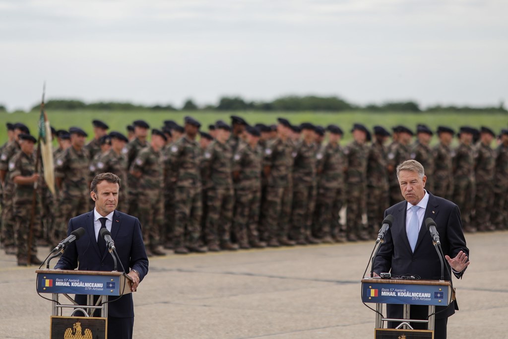 Iohannis: Cooperarea dintre România și Franța pe linie de securitate a cunoscut o intensificare deosebită în ultima perioadă