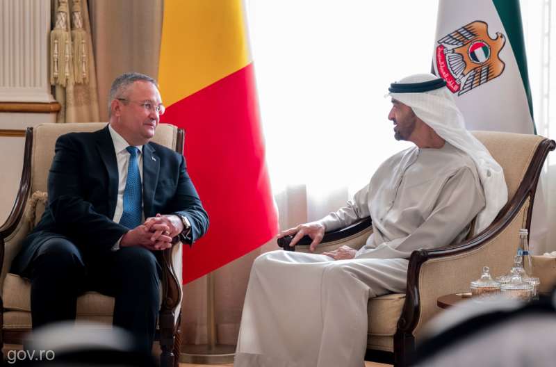 Premierul Ciucă – întrevedere cu președintele Emiratelor Arabe Unite. Discuții despre aprovizionarea cu petrol și gaze
