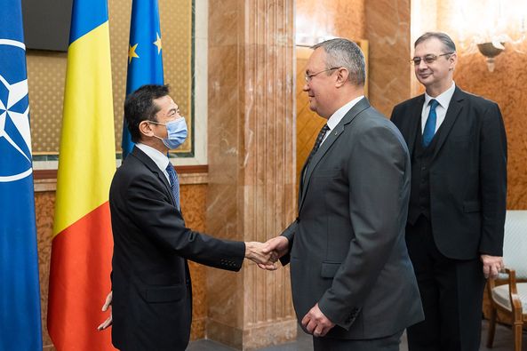 Ciucă – întrevedere cu ambasadorul Japoniei; discuţii despre actualizarea viitorului cadru de Parteneriat strategic româno-nipon