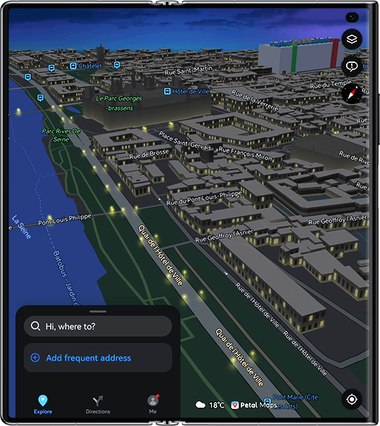 Petal Maps face upgrade experienței de navigare cu noul HUAWEI Mate Xs 2