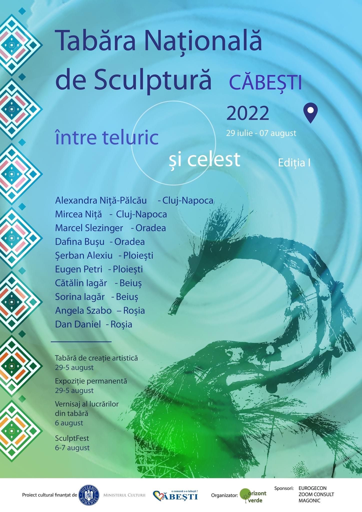 Tabăra Naţională de Sculptură Căbești “Între teluric și celest” & Festivalul SculptFEST