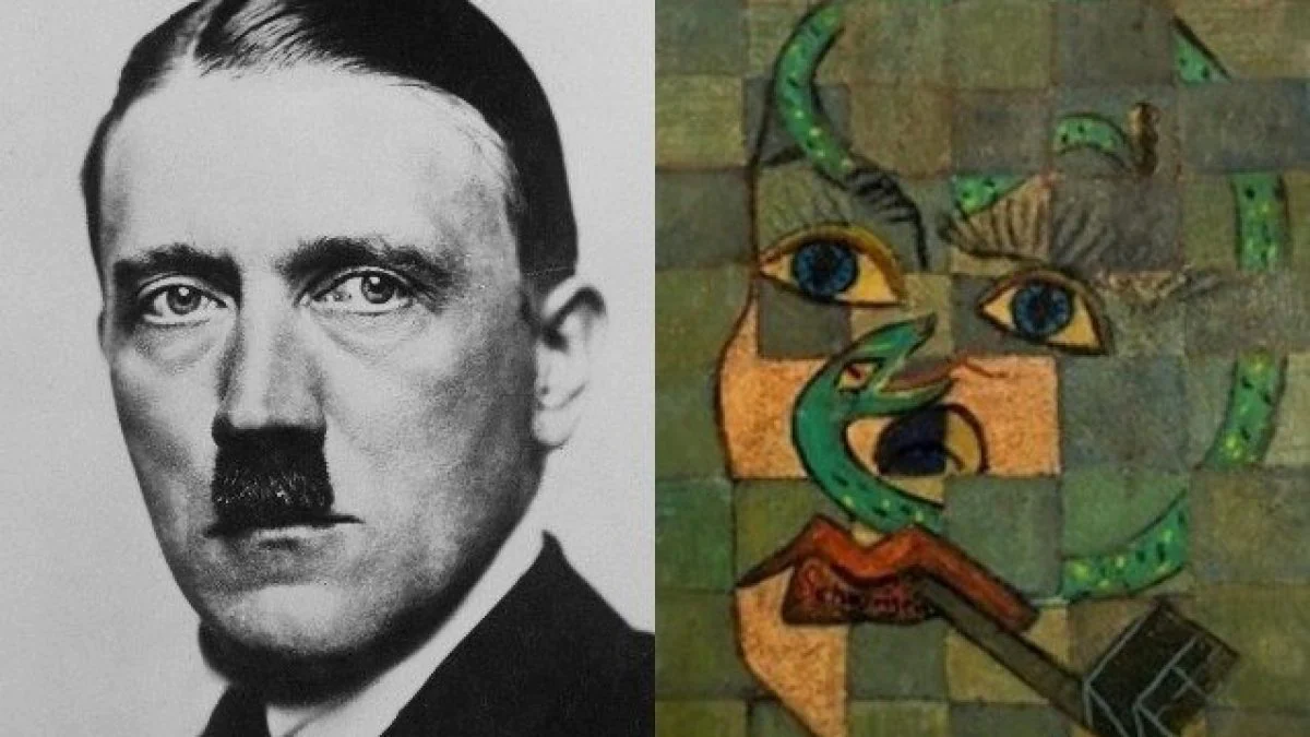Portret al lui Hitler atribuit, într-o mare măsură, lui Picasso
