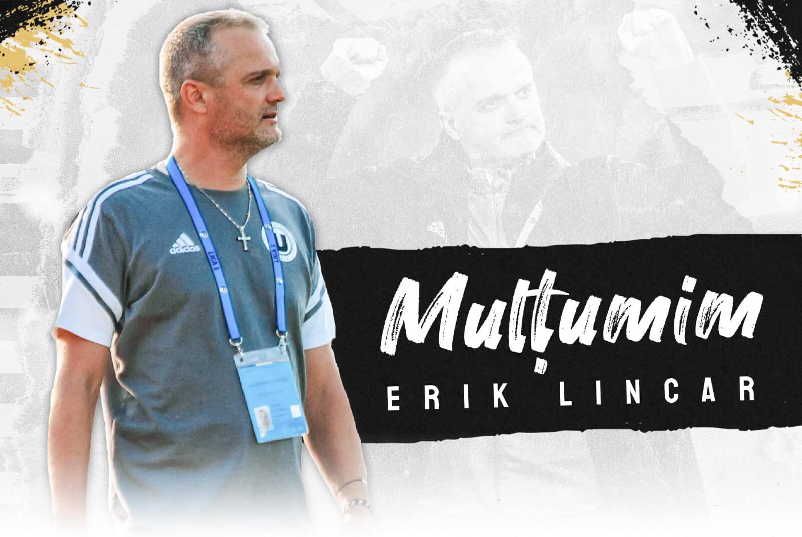 Erik Lincar nu mai este antrenorul Universității Cluj: „Îi dorim mult succes în carieră”