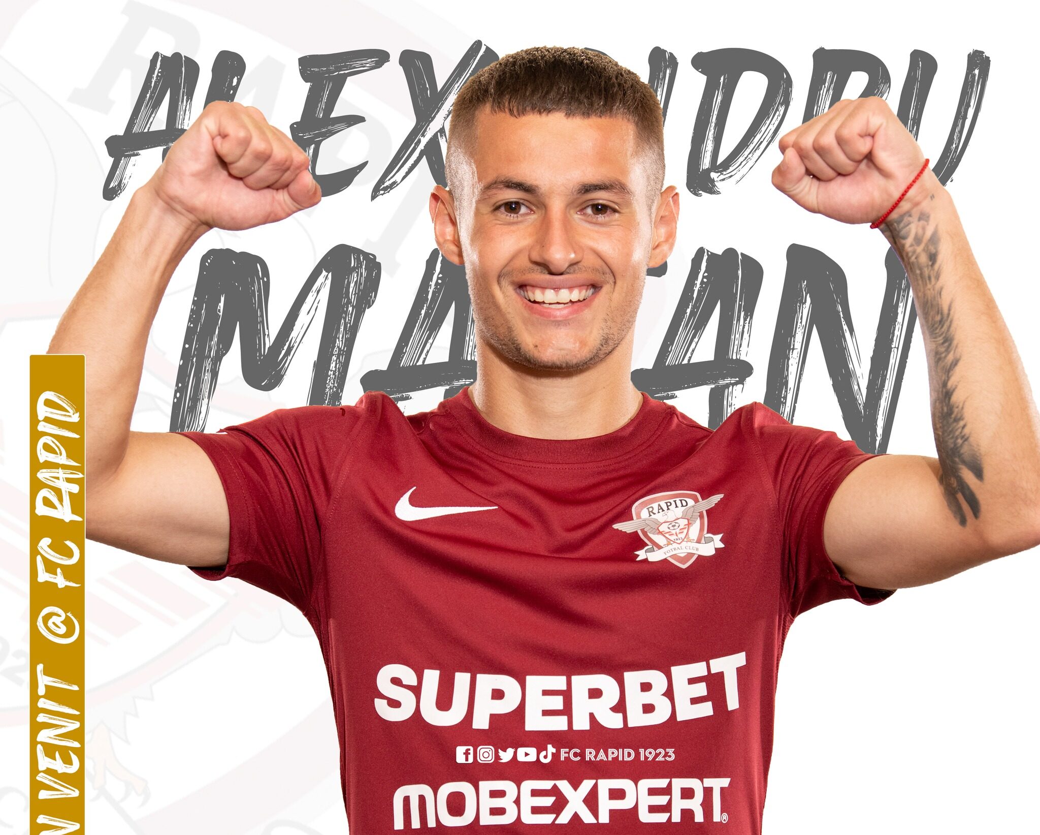 Alexandru Măţan va evolua la Rapid: „Este un jucător tânăr care are nevoie să joace în mod constant”
