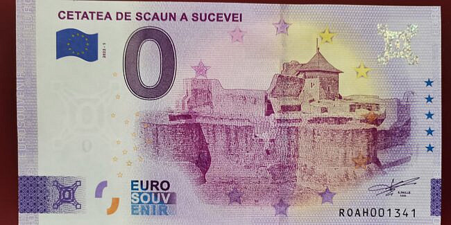INCREDIBIL: Muzeul Național al Bucovinei a emis bancnota de 0 euro cu aprobarea… Băncii Naționale a Franței