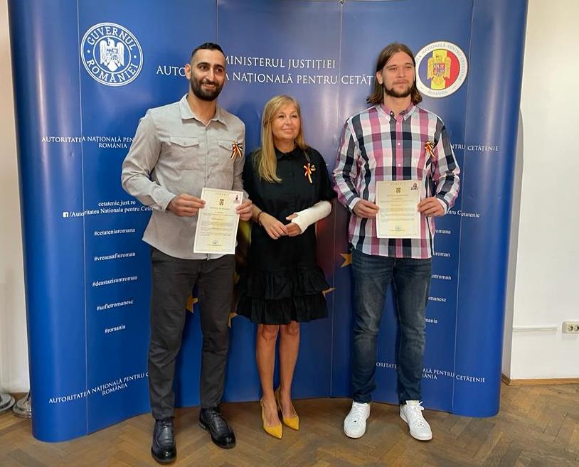 Handbaliştii Ante Kuduz şi Saeid Heidarirad de la Dinamo au primit cetăţenia română și și-au luat numele neoficiale Vasile şi Andrei