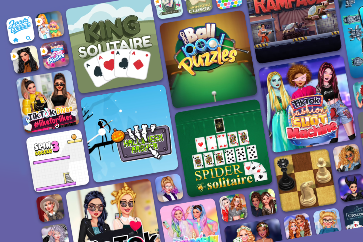 Jocurile video gratis, unde distracția este la un click distanță