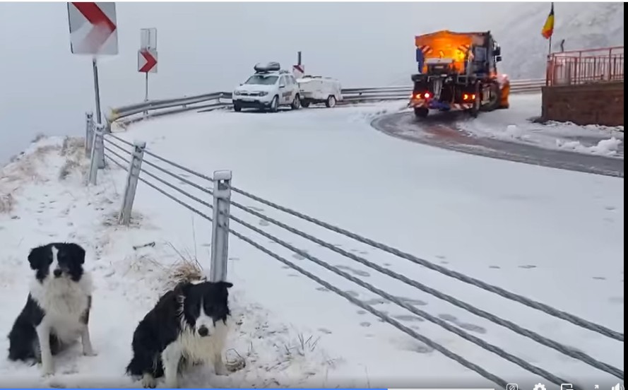 Drumuri blocate din cauza zăpezii, în Botoșani