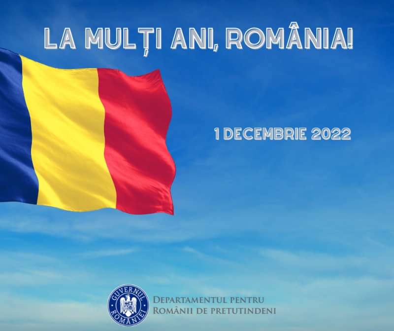 Departamentul pentru Românii de Pretutindeni urează La Mulți Ani tuturor românilor