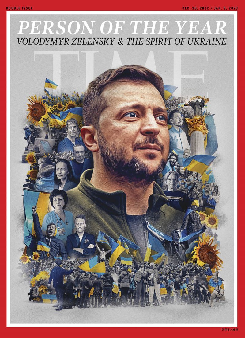 Volodimir Zelenski desemnat personalitatea anului 2022 de revista Time