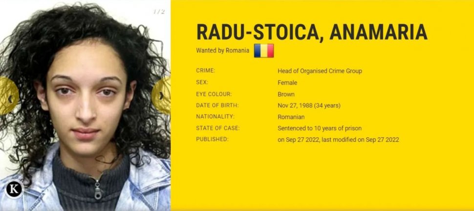 Cum a ajuns românca Anamaria Radu-Stoica să fie cea mai căutată infractoare din lume