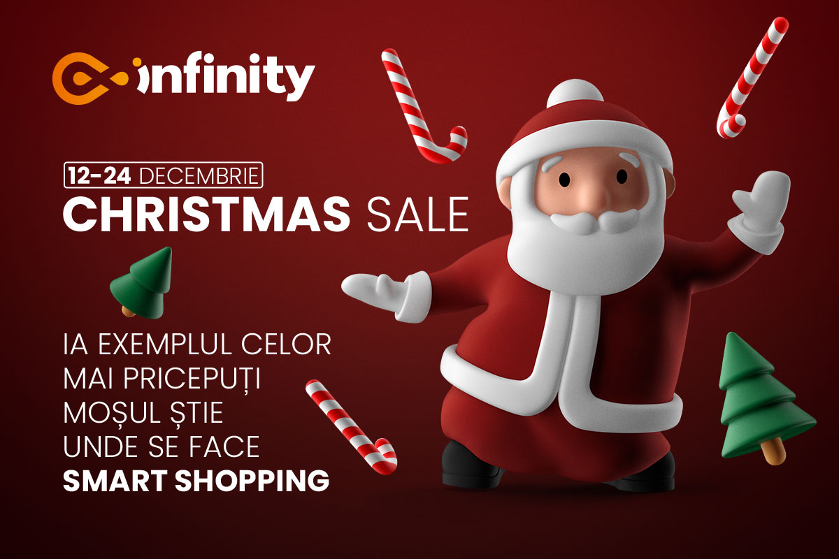 Christmas Sale te invită la smart shopping pe Infinity Marketplace