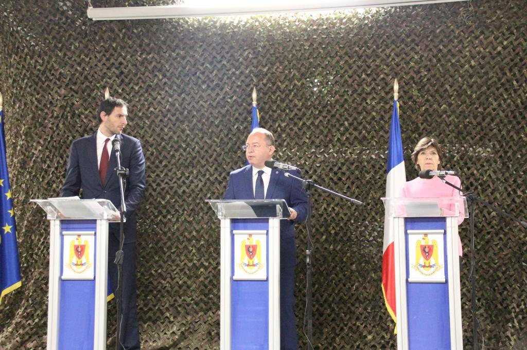 Miniștrii de Externe din România, Franța și Olanda au semnat o declarație comună