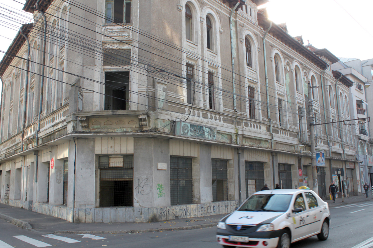 Primăria Galați a așteptat banii din PNRR ca să restaureze un palat din centrul orașului, abandonat de 30 de ani