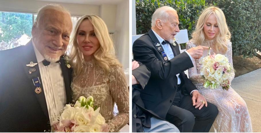 Celebrul astronaut Buzz Aldrin s-a căsătorit la 93 de ani cu o româncă